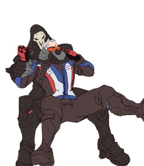 Reaper - Soldier 76 Soldier 76 Fanart, Reaper X Soldier 76, Ow2 Fanart, Reaper Fanart, Reaper 76, Overwatch Comics, Overwatch Pharah, Jack Morrison, Fleet Of Ships