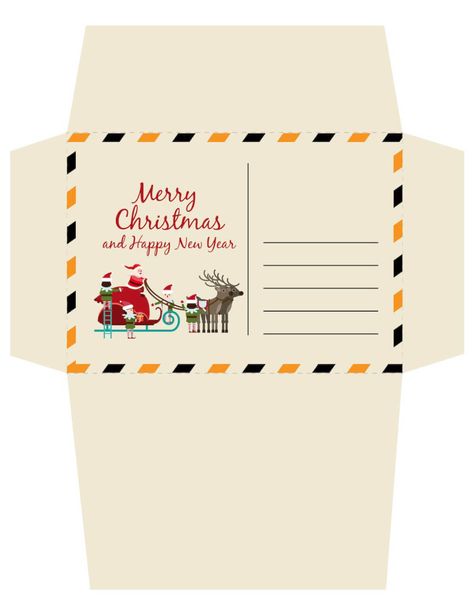 How to Write a Letter to Santa Claus Plus FREE Christmas Printables (2021) - Marcie in Mommyland Letter Envelope Template, Christmas Envelope Design, Gift Card Envelope Template, Christmas Envelope Template, Santa Envelope, Free Printable Envelopes, Envelope Template Printable, Christmas Card Envelopes, Envelope Templates