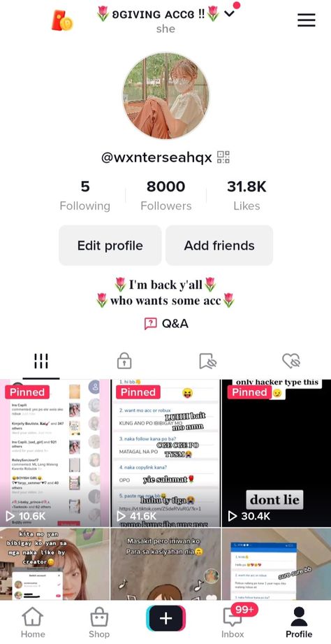 Famous Tiktok Acc, Simple Girl, Mobile Legends, Stuff To Do, Tik Tok, Desi, Internet, Quick Saves, Kawaii