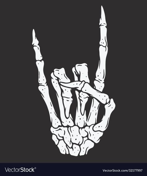 Peace Sign Meaning, Hand Tattoo Drawings, Skeleton Hand Peace Sign, On Symbol, Dark Mark Tattoos, Peace Sign Tattoos, Small Wave Tattoo, Rock Sign, Tattoo Symbols