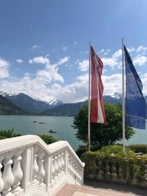 📍Grand Hotel - Zell am See, Austria // Lake Zell Am See Austria, Zell Am See, Aesthetic Travel, European Summer, 2024 Vision, Grand Hotel, Travel Life, Summer 2024, Europe Travel