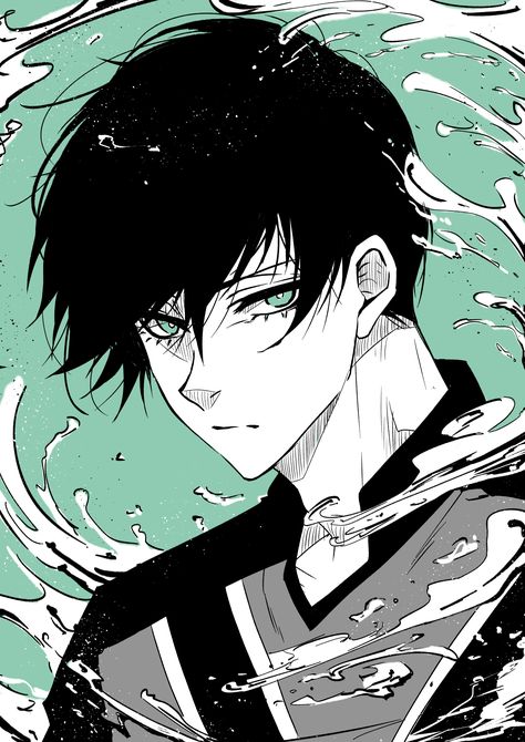 𝐁𝐋𝐔𝐄𝐋𝐎𝐂𝐊 ブルーロック : 𝘙𝘪𝘯 𝘐𝘵𝘰𝘴𝘩𝘪 (糸師 凛) Itoshi Rin, Rin Itoshi, Emo Kid, Blue Anime, Blue Block, Manga Anime One Piece, Blue Lock, One Piece (anime)