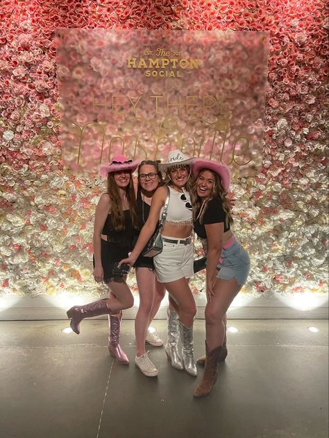 nashville bach • nashville bachelorette • nashville trip • nashville bride • bachelorette • nash bash • bachelorette weekend • cowgirl bachelorette • bachelorette outfit inspo • bachelorette outfits Hampton Social Nashville, Hampton Social, Bachelorette Nashville, Florida Bachelorette, Nashville Bride, Cowgirl Bachelorette, Nashville Bachelorette, Nashville Trip, Bride Bachelorette