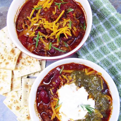 Beef and Roasted Poblano Pepper Chili Poblano Chili, Roasted Poblano Peppers, Poblano Pepper, Roasted Poblano, Chilli Recipes, Recipes Delicious, Beef Chili, Stuffed Poblano Peppers, Bowl Of Soup