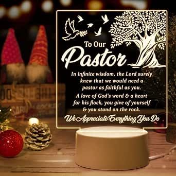 Pastor Gifts, Pastor Appreciation Gifts, Pastor Appreciation, Pastors Appreciation, Engraved Acrylic, Thank You Presents, Gifts For Pastors, Ceiling Fan In Kitchen, Wall Fans