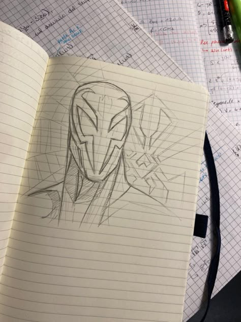 Marvel Art Drawings, Job Change, Spider Man 2099, News Art, Spiderman Drawing, Miguel O Hara, Spiderman Art Sketch, Marvel Drawings, Comic Drawing