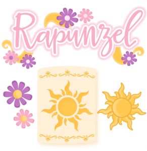 Rapunzel Set SVG Svgs Free, Silhouette Disney, Tangled Birthday Party, Rapunzel Birthday, Rapunzel Birthday Party, Tangled Birthday, Rapunzel Party, Tangled Party, Toddler Parties