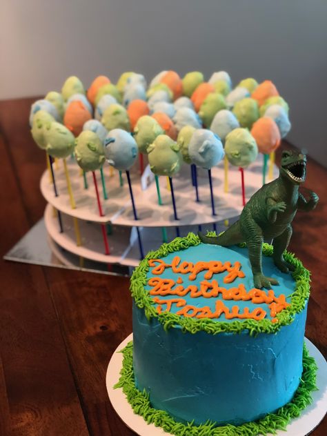 Dinosaur cake and dinosaur egg cake pops Dino Egg Cake, Dinosaur Egg Cake, Egg Cake Pops, Dino Eggs, Dinosaur Egg, Egg Cake, Dinosaur Cake, Dinosaur Eggs, How To Shade