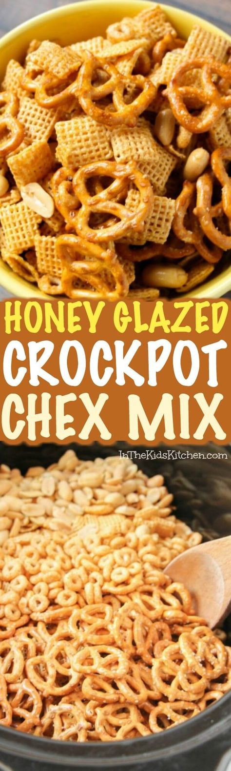 Honey Nut Chex Mix Recipes, House Party Snacks, Chex Mix Recipes Crock Pot, Volleyball Food, Chex Treats, New House Party, Chex Mix Ingredients, Salty Chex Mix, Holiday Party Snacks