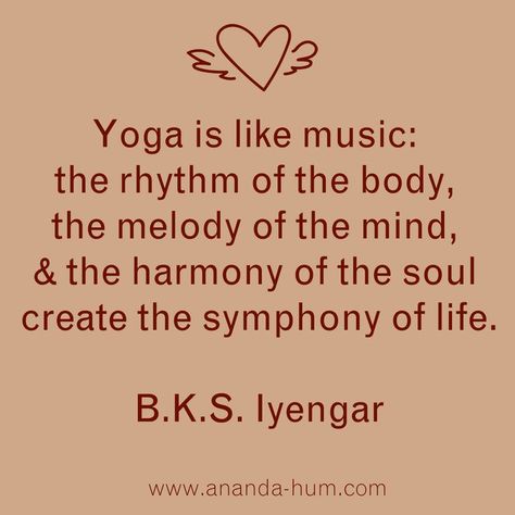 yoga is like music iyengar quote Bks Iyengar Quotes, Yoga Notes, Bks Iyengar Yoga, Yogi Quotes, Bks Iyengar, Yoga Teaching, Indian Yoga, Beautiful Wallpapers For Iphone, Iyengar Yoga