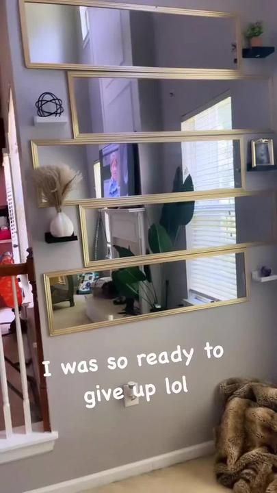 Diy Horse Jumps, Diy Mirrors, Accent Mirror Wall, Horse Jumps, Diy Horse, Horse Diy, Home Diy Ideas, Accent Mirror, Diy Home Furniture