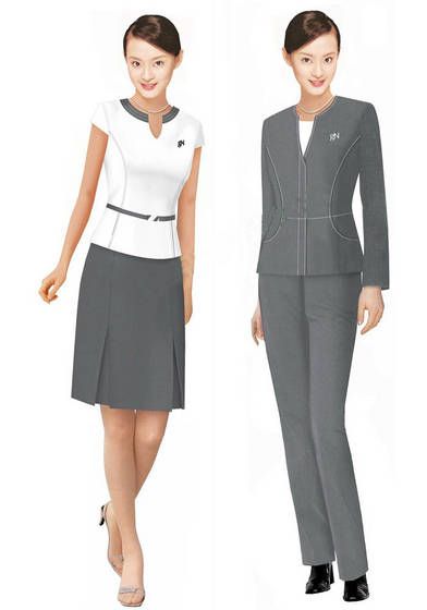 Office Uniform(id:4566297). View product details of Office Uniform from Xingtai Xinshankouan Trade Co., Ltd. manufacturer in EC21 Scrubs Uniform Fashion, Dental Uniforms, Company Uniform, Hotel Uniform, Office Uniform, Corporate Uniforms, Staff Uniforms, Scrubs Uniform, Shirt Design Inspiration