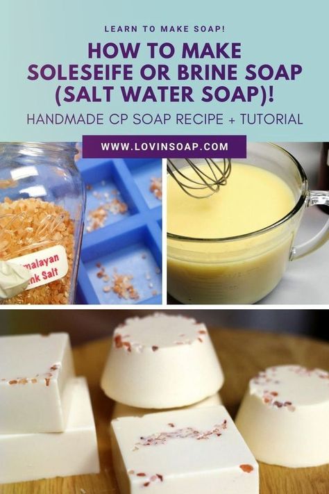 Natural Soap Colorants, Lye Water, Salt Brine, Natural Soaps Recipes, Diy Soap Recipe, Salt Bar, How To Make Soap, Spa Soap, Cold Process Soap Recipes