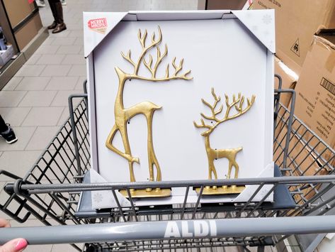 Pottery Barn Sculpted Reindeer Look-alike, Only $29.99 at Aldi Black Reindeer, Aldi Shopping, The Krazy Coupon Lady, Krazy Coupon Lady, Hot Deals, Look Alike, Pottery Barn, Christmas Trees, Reindeer