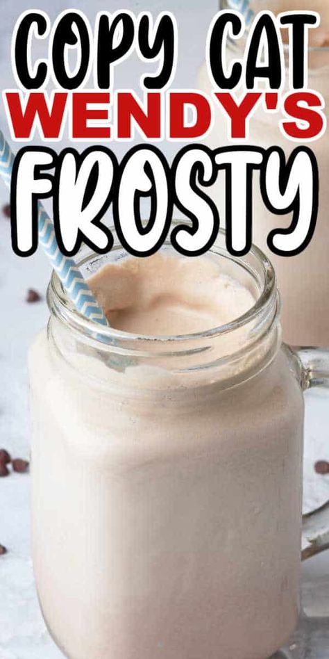 How To Make Wendys Frosty, Diy Wendy’s Frosty, Wendy’s Vanilla Frosty Recipe, Vanilla Frosty Recipe, Homemade Wendy's Frosty Recipe, Vitamix Ice Cream Recipes, Copycat Wendy's Frosty Recipe, Wendys Frosty Recipe, Wendy's Frosty