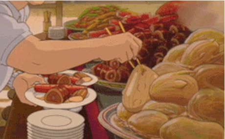 Studio Ghibli Food, Ghibli Food, Animated Food, Anime Foods, Anime W, Cartoon Food, Studio Ghibli Movies, Anime Food, Ghibli Movies