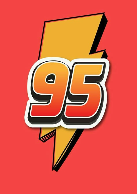 Lightning Mcqueen Drawing, 95 Tattoo, Mc Queen Cars, Formal Cooler Ideas, Disney Cars Wallpaper, Parking Spot Painting, Disney Cars Party, Windows 95, Desenho Tattoo