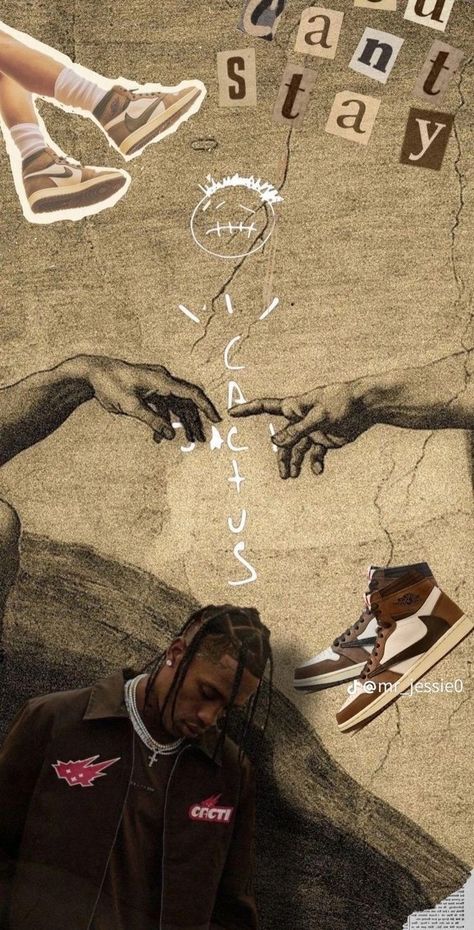 Wallpaper Jordan, Cactus Jack Wallpaper, Travis Scott Art, Travis Scott Aesthetic, Travis Scott Iphone Wallpaper, Jordan Travis Scott, Dope Wallpaper Iphone, Hip Hop Wallpaper, Chill Wallpaper