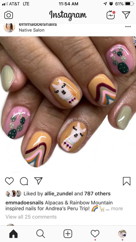 Animal Nail Designs, Cute Nails For Fall, Animal Nails, Dip Powder Nails, Manicure Y Pedicure, Classy Nails, Cool Nail Designs, Nail Tutorials, Powder Nails