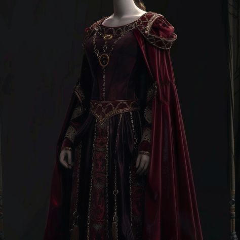 Valyrian Dresses, Medevial Dresses, House Of The Dragon Dresses, Rhaenyra Targaryen Outfit, Young Rhaenyra, Dragons Clothes, Queen Dresses, Movie Inspired Outfits, Gra O Tron