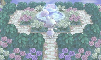 Animal Crossing Paths, Acnl Paths, Motif Acnl, Animal Crossing 3ds, Ac New Leaf, Animal Crossing New Leaf, Diy Fountain, Happy Home Designer, Animal Crossing Qr Codes Clothes