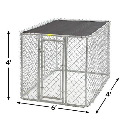 Chain Link Dog Kennel, K9 Kennels, Portable Dog Kennels, Kennel Diy, Outdoor Dog Kennel, Crate End Tables, Pet Kennels, Dog Kennel Outdoor, Wire Dog Crates