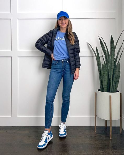 Outfit With Nike Air Force 1, Nike Air Force 1 Outfits, Cute Outfits With Air Force 1, Airforce 1 Outfit Women, Airforce 1 Outfit, Madewell Leather Jacket, Mom Friendly Outfits, Nike Air Force 1 Outfit Woman, Air Force 1 Outfit Woman