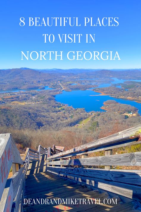 Take a tour through North Georgia's stunning scenery & unique geological features with this mini guide. Featuring 8 beautiful places to visit in North Georgia. Georgia Mountains Places To Visit, Georgia Vacation Places To Visit, Georgia Road Trip, Things To Do In Georgia, Hiawassee Georgia, Clayton Georgia, Northern Georgia, Georgia Trip, Hiking In Georgia