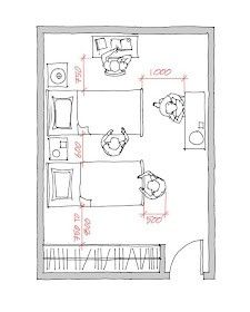 Bedroom Anthropometry, Human Proportions, Hair Parting, Bedroom Furniture Layout, Human Body Parts, Furniture Dimensions, Bedroom Dimensions, Design Rules, Gothic Decor