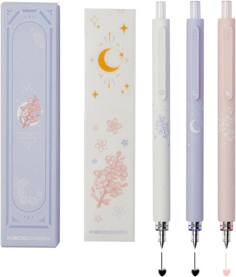 Pens Aesthetic, Pens Cute, Journaling Aesthetic, Pink Pens, Aesthetic School, Stationary Supplies, Home Office Inspiration, Gel Ink Pens, Cute Stationary