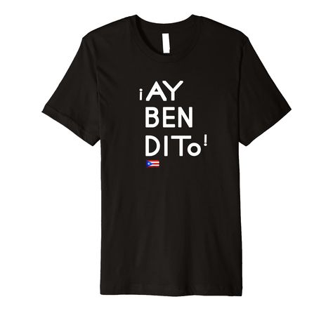 PRICES MAY VARY. Solid colors: 100% Cotton; Heather Grey: 90% Cotton, 10% Polyester; All Other Heathers: 58% Cotton, 42% Polyester Imported Pull On closure Machine Wash Great gift idea for the proud Puerto Rican. Do you know that Puerto Rico is known as The Land of the Ay Bendito? This is one of the most common phrases in Puerto Rico. A shirt any Boricua would be proud to wear and scream Yo soy Boricua. Nice tee to wear during Puerto Rican Day Parade, Hispanic Heritage Month, Discovery of Puerto Puerto Rican Day Parade, Soy Boricua, Common Phrases, Hispanic Heritage Month, Hispanic Heritage, Heritage Month, Puerto Rican, T Shirts With Sayings, Hight Quality