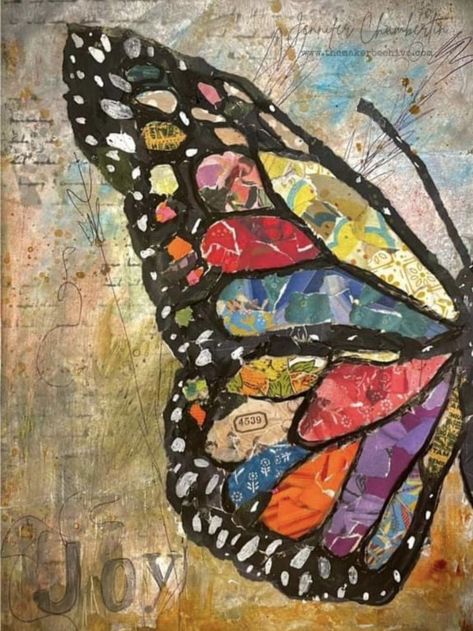 Beautiful Butterfly Images, Mixed Media Nature, Botanical Collage, Flower Collage, Collage Art Projects, Paper Collage Art, Meaningful Drawings, Mandala Design Pattern, Upcycled Art