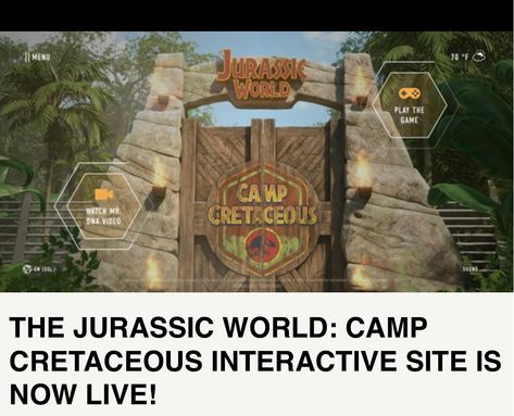 NETFLIX'S JURASSIC WORLD: CAMP CRETACEOUS! Camp Cretaceous Party, Jurassic Party Ideas, Jurassic Park Gate, Mr Dna, Film Jurassic World, Jurassic World Camp Cretaceous, Jurassic Park Birthday, Isla Nublar, Adventure Camp