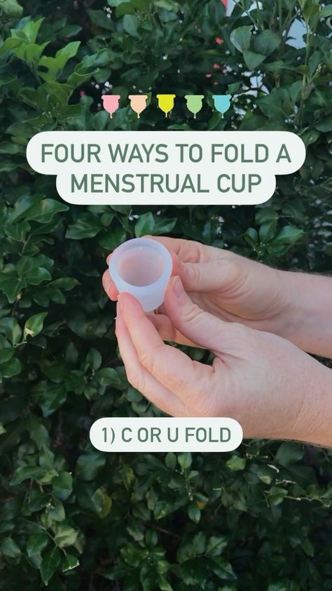 biomestores on Instagram: There are many different ways to fold a menstrual cup to suit your unique body and individual preferences - it’s about finding what works… Menstrual Cup Folds, Menstrual Cup, Natural Body Care, Natural Body, Body Care, On Instagram, Instagram