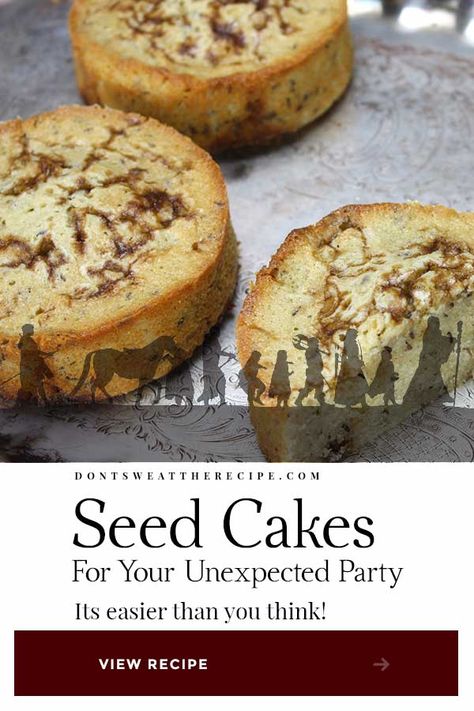 Literary Recipes, Fat Free Cake, British Cake, Welsh Recipes, Sweet Foods, Tea Cakes Recipes, Seed Cake, Themed Food, Sweet Treats Recipes