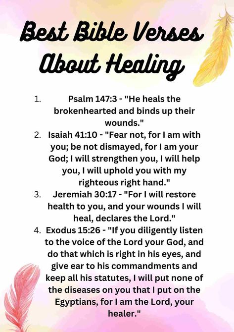 160+ Bible Verses About Healing [Comfort, Sickness, Broken Heart] Healing Sickness, Bible Verses About Anger, Funny Bible Verses, Friends Bible Verse, Verses About Healing, Bible Verses About Healing, Bible Verses About Relationships, Bible Verses About Forgiveness, Good Morning Bible Verse