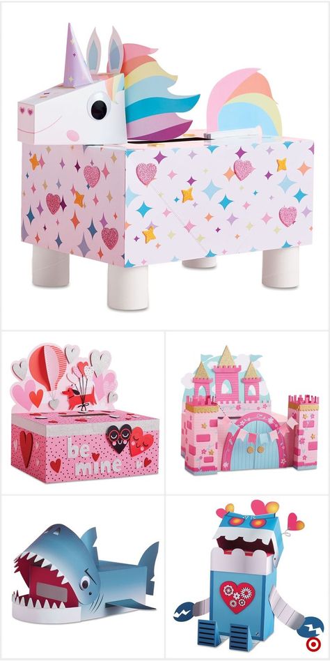 Shop Target for Valentine's Day items you will love at great low prices. Free shipping on orders of $35+ or free same-day pick-up in store. Valentine Shoe Box Ideas For Girls Kids, Girl Valentines Box Ideas, Encanto Valentine Box Ideas, Bunny Valentines Boxes, Princess Valentines Day Boxes, Mermaid Valentines Boxes, Valentine’s Day Boxes Girl, Valentines Boxes For Kids School, Valentines Card Holder