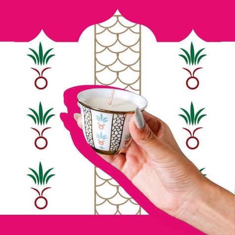 Go back in time with the traditional Arabic coffee cups, perfect for gathering amongst family and friends 🌴 Arabic Coffee Cups, Middle East Culture, Coffee Scented Candles, Arabic Coffee, Go Back In Time, Coffee Candle, Cup Ideas, Ads Creative, Fragrance Oils