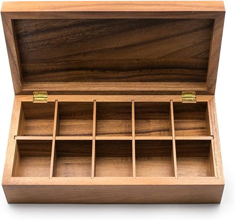 Storage Chests, Tea Storage, Tea Box, The Tea, Acacia Wood, Tea Lover, Holiday Gift Guide, Home Kitchen, Tea