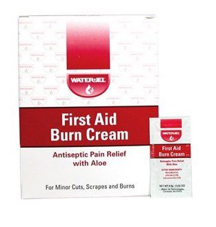 Waterjel MS60765 First Aid Antiseptic Burn Cream for Pain Relief, 0.9gm Packets (25) Burn Cream, Burn Care, Burn Relief, Survival Prep, Occupational Health, Healthy Energy, Survival Prepping, First Aid, Oral Care