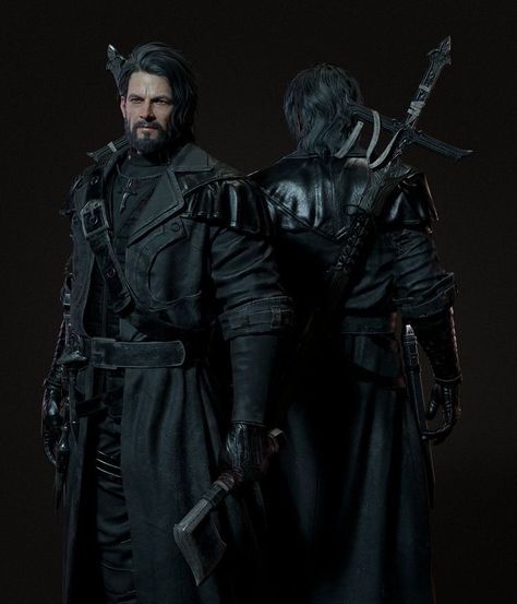 Bloodborne Character Art, Bloodborne Characters, Old Hunter, Rogue Character, Werewolf Hunter, Red Hood Comic, Demon Castle, 3d Inspiration, Dungeons And Dragons Classes