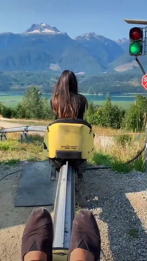 Things to look forward to this summer! ☀️ RP @aman.shai.xox #mountaincoaster #bc #revelstoke #fun Adventure Sports Bucket Lists, Mountain Coaster, Adventure Travel Explore, Adventure Bucket List, Fun Places To Go, Easy Travel, British Columbia Canada, Travel Videos, Places Around The World