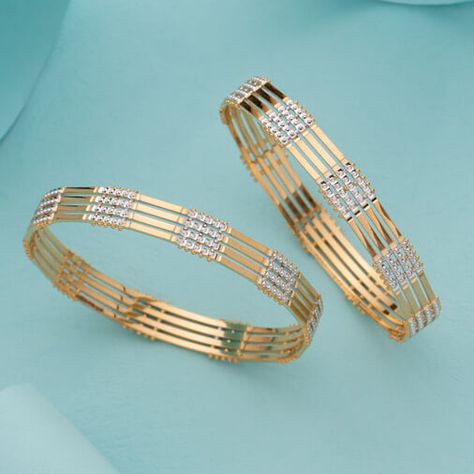 Buy 22k Kadli Bangles for Women At jewelegance.com Indian Bangles Gold Design, Bangle Bracelets Gold Simple For Women, Gold Bangles Design Modern, Latest Gold Bangles For Women, Gold Kangan, Simple Gold Bangle, Plain Gold Bangles, 22k Gold Bangles, Solid Gold Bangle