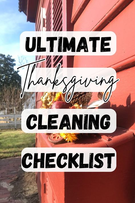 Thanksgiving Cleaning Checklist Thanksgiving Cleaning Checklist, Holiday Cleaning Checklist, Ultimate Cleaning Checklist, Thanksgiving Checklist, Christmas Cleaning, Holiday Cleaning, Peaceful Home, Cleaning List, Pre Christmas