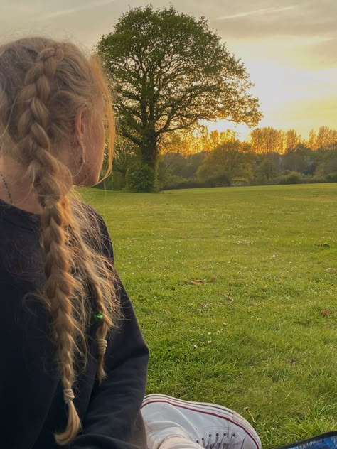 Blonde Hair Plaits, 2 Braids Blonde Hair, Outfits With 2 Braids, Fluffy French Braids, Dutch Braid Aesthetic, Dutch Plait Hairstyles, Dutch Braid Outfit, Dutch Braids Aesthetic, French Braids Aesthetic