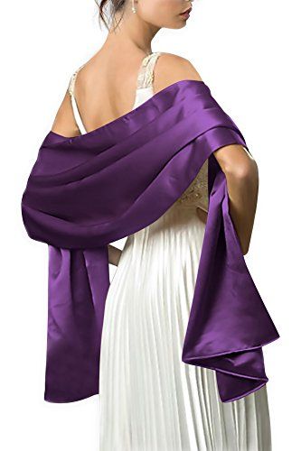 Black Butterfly Satin Shawl Wrap Cadbury Purple ** Find out more about the great product at the image link. Bridesmaid Dresses Satin, Evening Scarf, Satin Shawl, Evening Shawls, Satin Evening Dresses, Bridesmaid Dresses Prom, Wedding Wraps, Women's Evening Dresses, Cape Dress