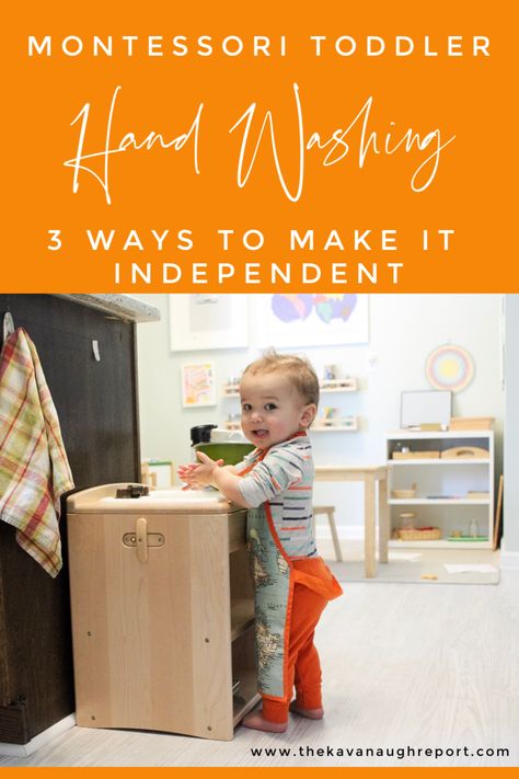 Montessori Sink Diy, Montessori Hand Washing Station, Montessori Washing Station, Montessori Sink, Kids Sink, Hygiene Activities, Montessori Activities Preschool, Independent Toddler, Washing Station