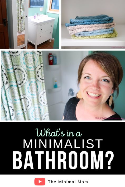 Minimalist Bathroom Essentials, Minimal Mom Dawn, Minimal Declutter, Declutter Minimalist, The Minimal Mom, Minimalism Declutter, Minimal Mom, Minimalist Rooms, Declutter Bathroom