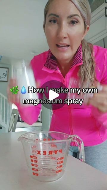 Lauren Gallegos on Instagram: "I love magnesium!   Such an important mineral! This is how I make my own magnesium spray.👇 🌿Use equal parts water to magnesium flakes and add your favorite essential oil... Watch the video for more.  FOLLOW for more natural DIY recipes.  🌿👉👉Comment "FLAKES" or check the link in my bio under my photo for my favorite magnesium flakes   #magnesium  #magnesiumspray  #relaxation #MuscleRecovery  #magnesiumflakes" How To Use Magnesium Flakes, How To Make Magnesium Oil Spray, Diy Magnesium Spray From Flakes, Magnesium Spray Diy Essential Oils, Magnesium Oil Recipe, Magnesium Flakes Benefits, Make Magnesium Spray, Magnesium Flakes Recipes, Magnesium Brine Recipe