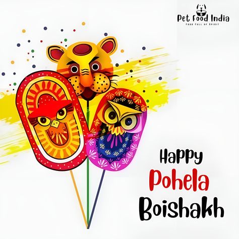 Wishing you a happy and prosperous Poila Baisakh! On this auspicious day of Baisakh, | pray for God to always shower his blessings upon you and your family. Shubho Naba Borsho! #happypoilaboisakh #petfoodinida #petfood Poila Baisakh, Pohela Boishakh, India Food, Pet Food, Morning Images, Food Animals, India, Shower, Pet